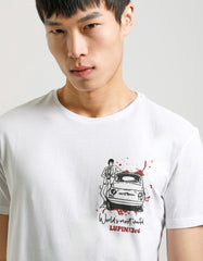 T-shirt con stampa "LUPIN"