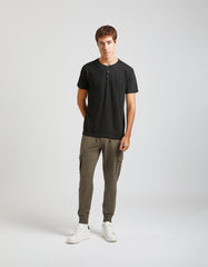 Serafino neck T-shirt
