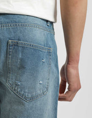 Regular Fit Denim Bermuda Shorts