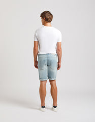 Regular Fit Denim Bermuda Shorts