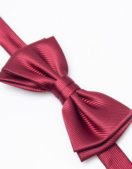 Solid color bow tie