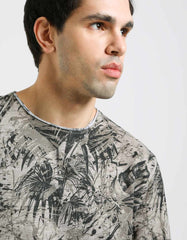 100% cotton patterned t-shirt