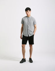 Camicia mezza manica misto lino|Colore:Grigio