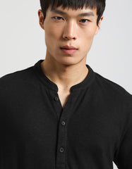 Serafino neck T-shirt