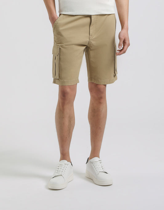 Bermuda cargo 100% cotone|Colore:Corda