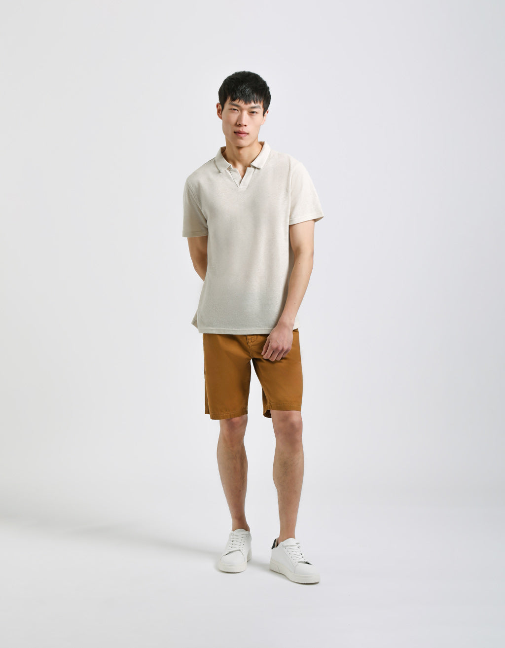 Bermuda chino 100% cotone|Colore:Cammello