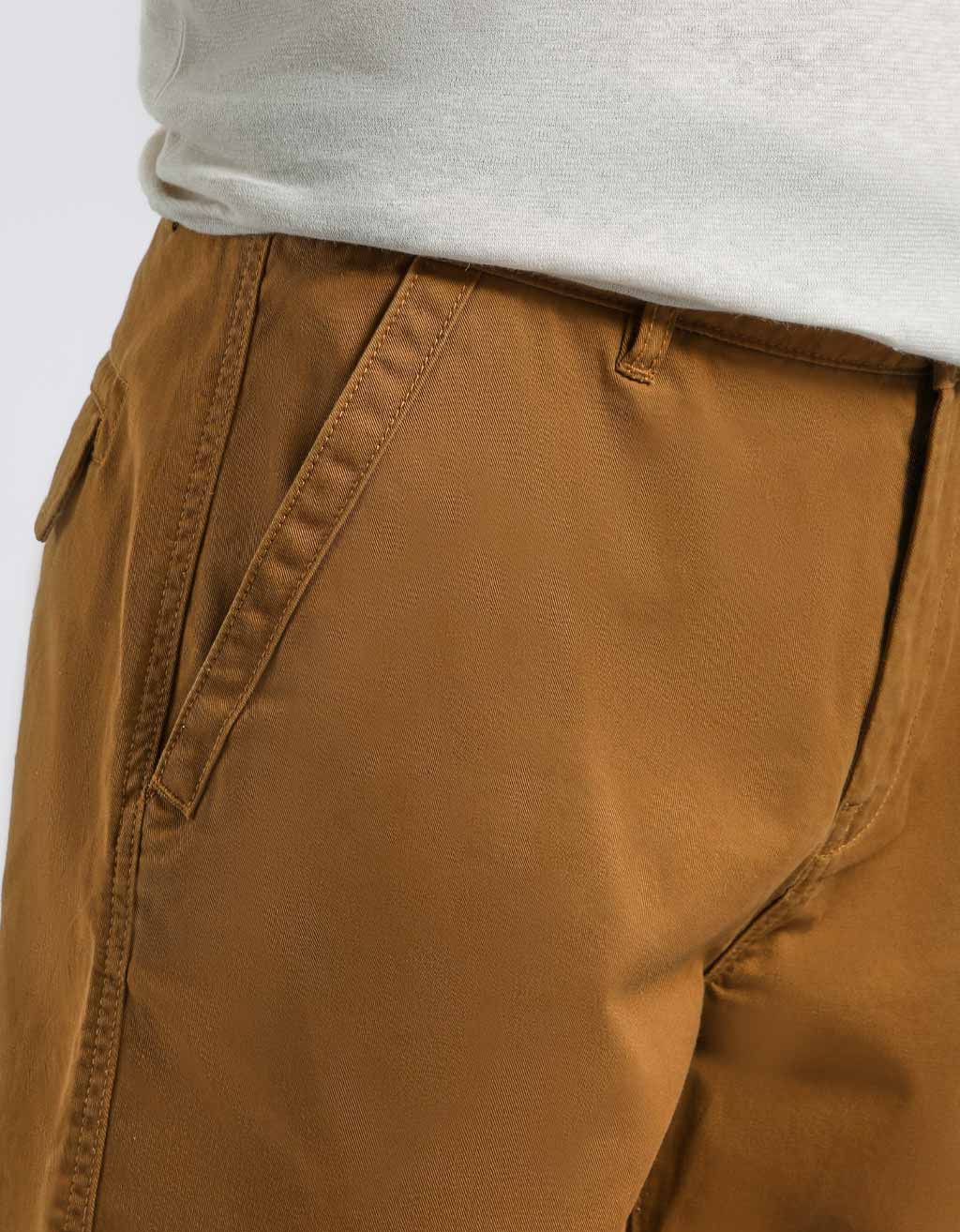 Bermuda chino 100% cotone|Colore:Cammello