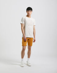 T-shirt with embossed print