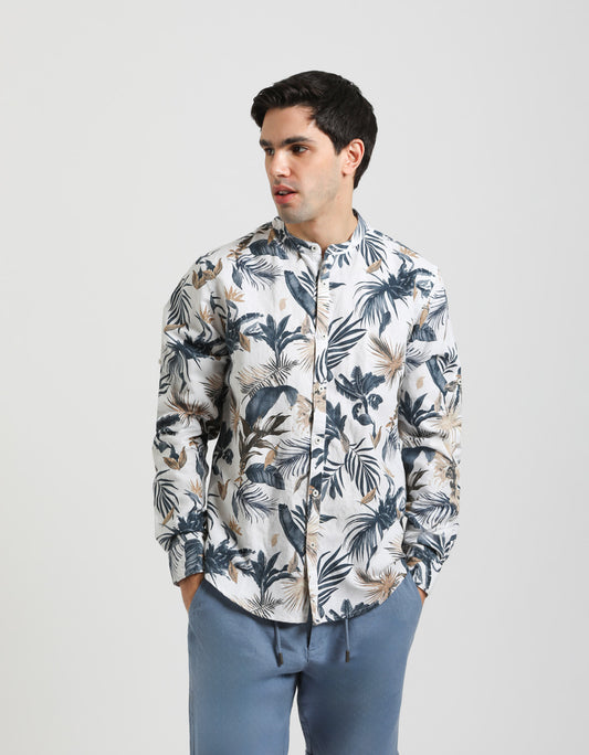 BOB Camicia a maniche lunghe in lino da uomo, modello P21LOP45 0 BOB Camicia a maniche lunghe in lino da uomo, modello P21LOP45 0