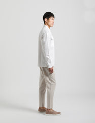 Linen blend trousers