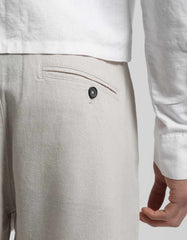 Linen blend trousers