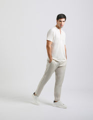 Serafino neck T-shirt