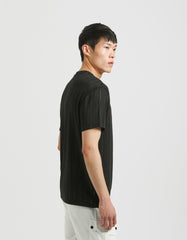 T-shirt a righe strutturate