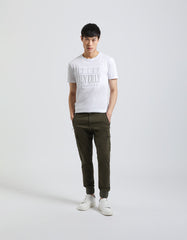 Pantaloni cargo in cotone|Colore:Verde