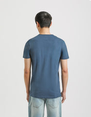 T-shirt with embossed print