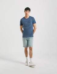 T-shirt with embossed print