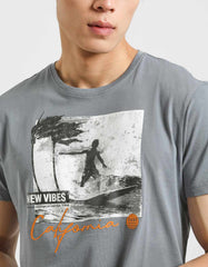 100% cotton T-shirt with print