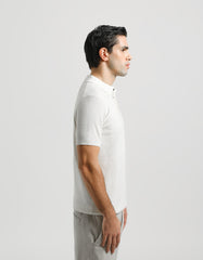 Knitted polo shirt