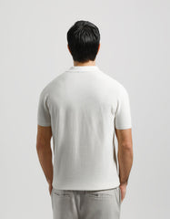 Knitted polo shirt