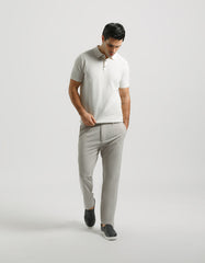 Knitted polo shirt