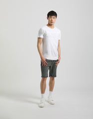 T-shirt with embossed print