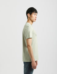 T-shirt with embossed print