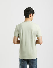 T-shirt with embossed print