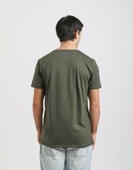 T-shirt with embossed print