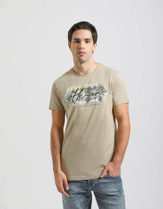 100% cotton T-shirt with print