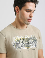 100% cotton T-shirt with print