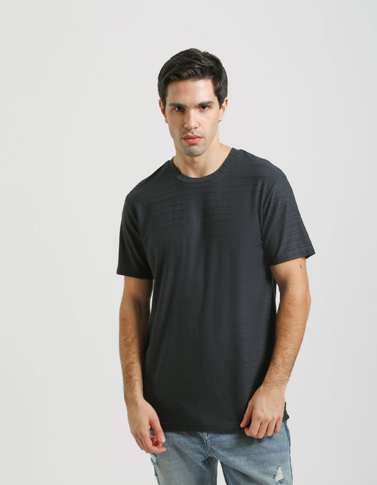 T-shirt viscosa a righe