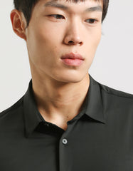 Stretch fabric half sleeve shirt