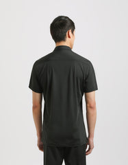 Stretch fabric half sleeve shirt