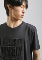 T-shirt con stampa a rilievo |Colore:Blue