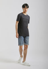 T-shirt con stampa a rilievo |Colore:Blue