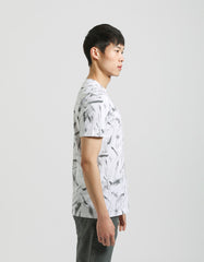 100% cotton patterned t-shirt