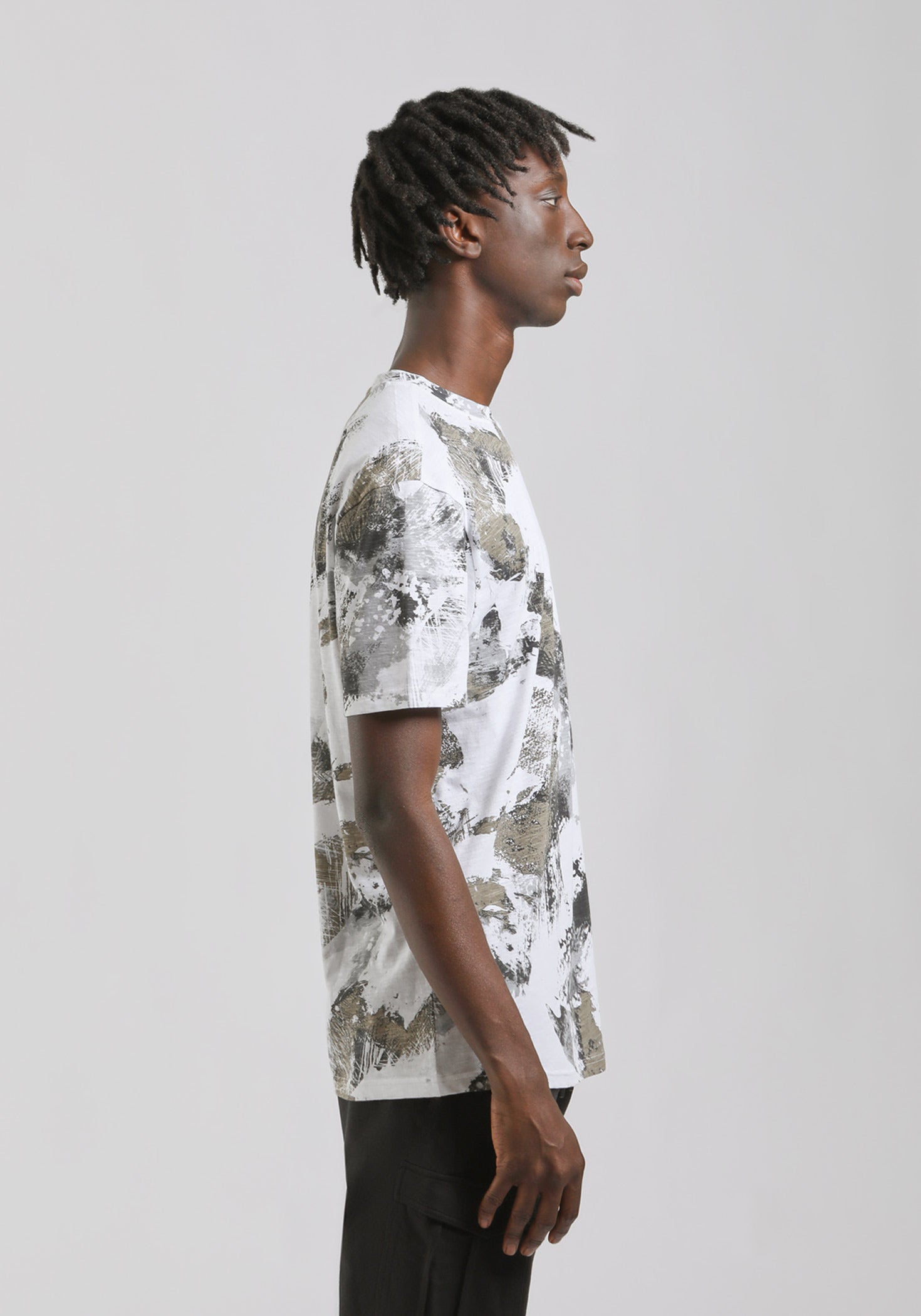 T-shirt fantasia 100% cotone|Colore:Bianco