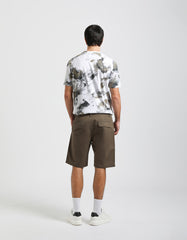Bermuda chino 100% cotone|Colore:Militare