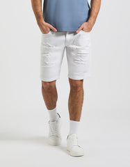 Bermuda cinque tasche elastico|Colore:Bianco
