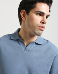 Structured polo shirt