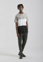 T-shirt colorblock|Colore:Grigio medio