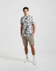 Cotton chino bermuda shorts