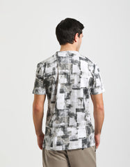 100% cotton patterned t-shirt
