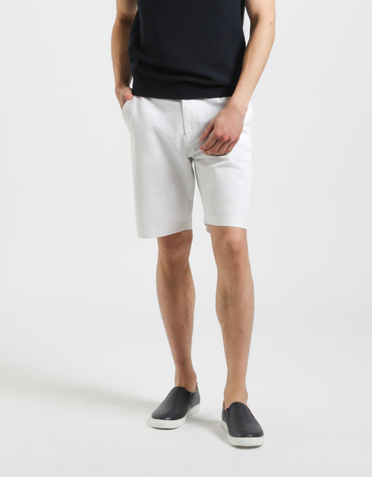 Bermuda chino 100% cotone|Colore:Bianco