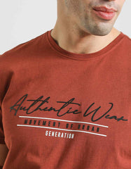 100% cotton T-shirt with print