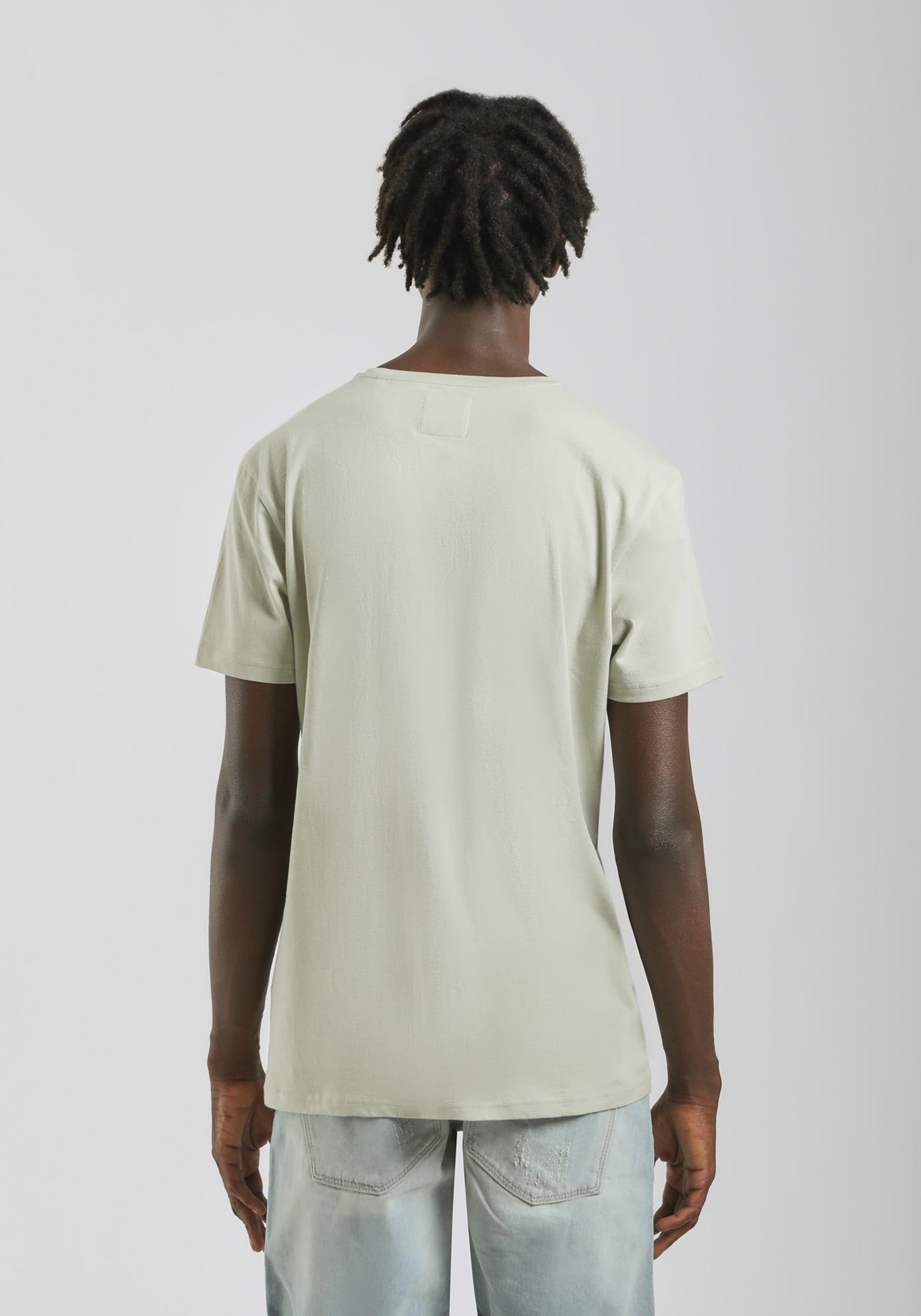 T-shirt 100% cotone con stampa|Colore:Verde