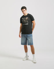 100% cotton T-shirt with print