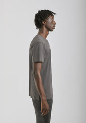 T-shirt 100% cotone con stampa|Colore:Grigio scuro