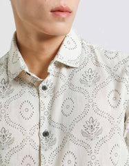 Fancy half-sleeved shirt