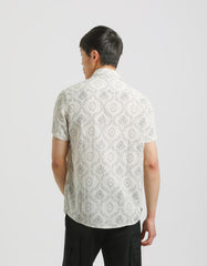 Fancy half-sleeved shirt